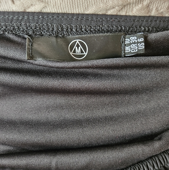 Off the shoulder black lace long sleeve blouse - Picture 2 of 3